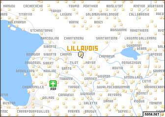 map of Lillavois