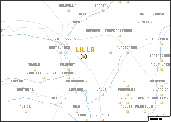 map of Lilla