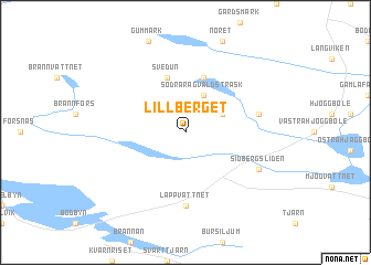 map of Lillberget