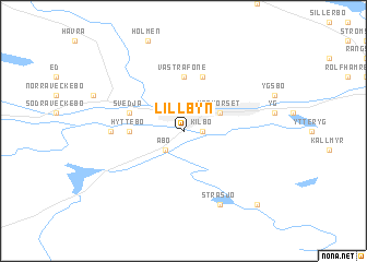 map of Lillbyn