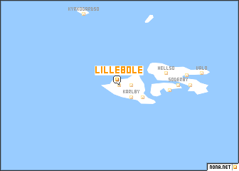 map of Lilleböle