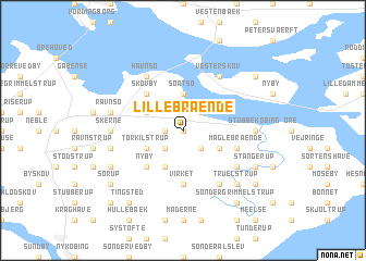 map of Lillebrænde