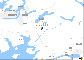 map of Lilleby