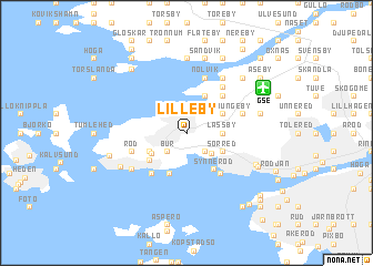 map of Lilleby