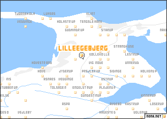 map of Lille Egebjerg