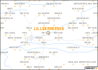map of Lille Emmerske