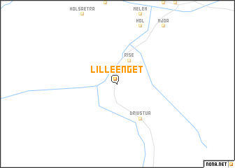 map of Lilleenget
