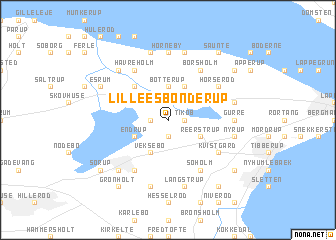 map of Lille Esbønderup