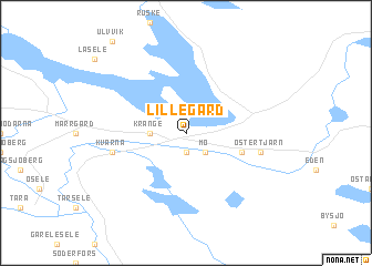 map of Lillegård