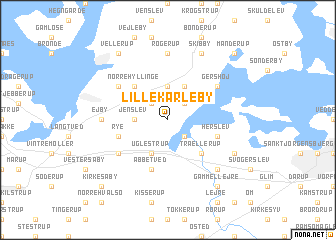 map of Lille Karleby