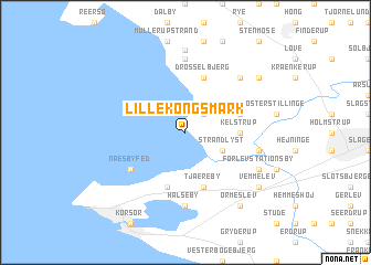 map of Lille Kongsmark