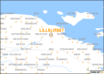 map of Lille Lindet