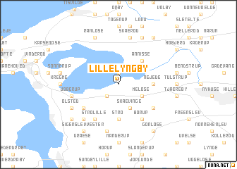 map of Lille Lyngby