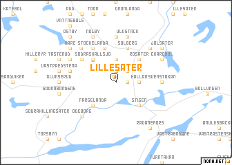map of Lillesäter