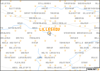 map of Lilleskov