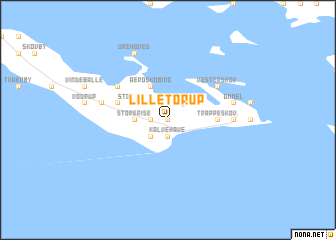 map of Lille Torup