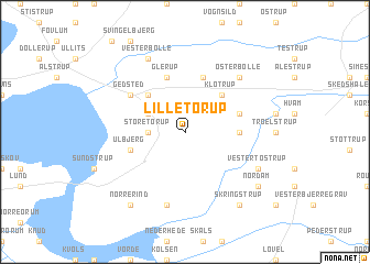 map of Lille Torup