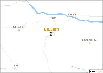 map of Lillian