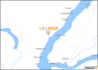 map of Lilliwaup