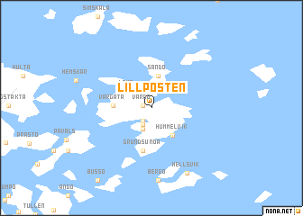 map of Lillposten