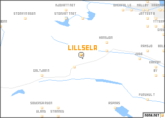 map of Lillsela