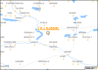 map of Lillsjödal