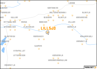 map of Lillsjö