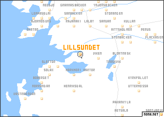 map of Lillsundet