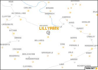 map of Lilly Park