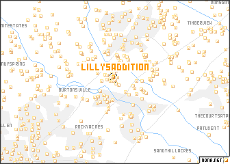 map of Lillys Addition