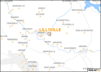 map of Lillyville