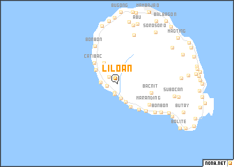 map of Liloan