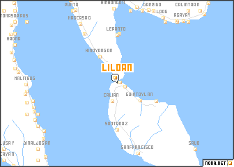 Liloan (Philippines) map - nona.net