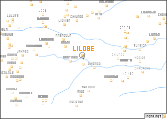 map of Lilobe