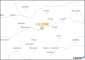 map of Lilombe