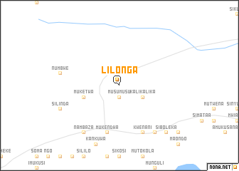 map of Lilonga