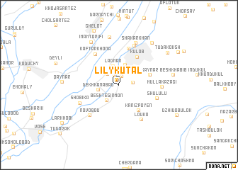 map of Lilykŭtal
