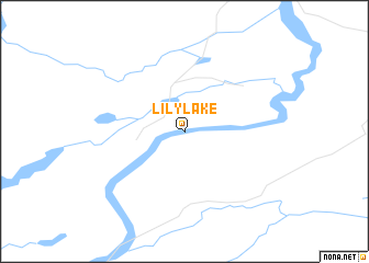 map of Lily Lake