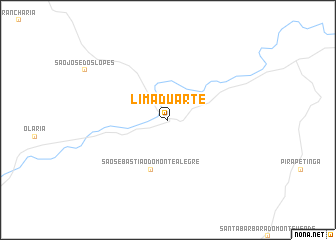 map of Lima Duarte