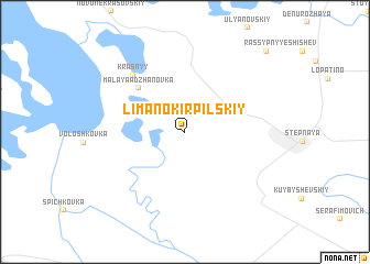 map of Limano-Kirpil\