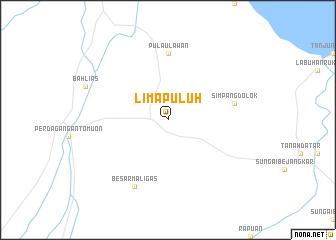 map of Limapuluh