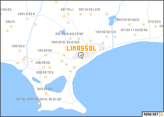 map of Limassol