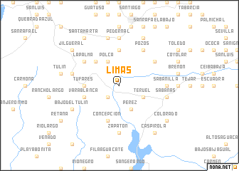 map of Limas