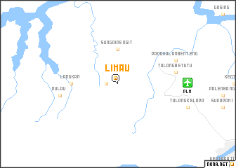 map of Limau