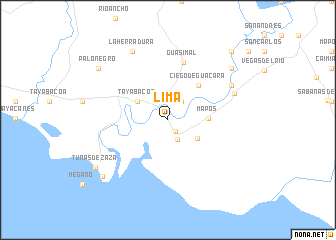 map of Lima