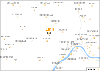 map of Lima