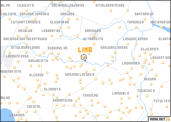 map of Lima