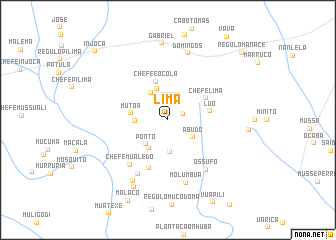 map of Lima