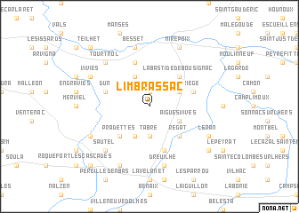 map of Limbrassac