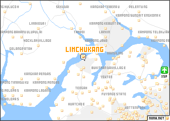 map of Lim Chu Kang